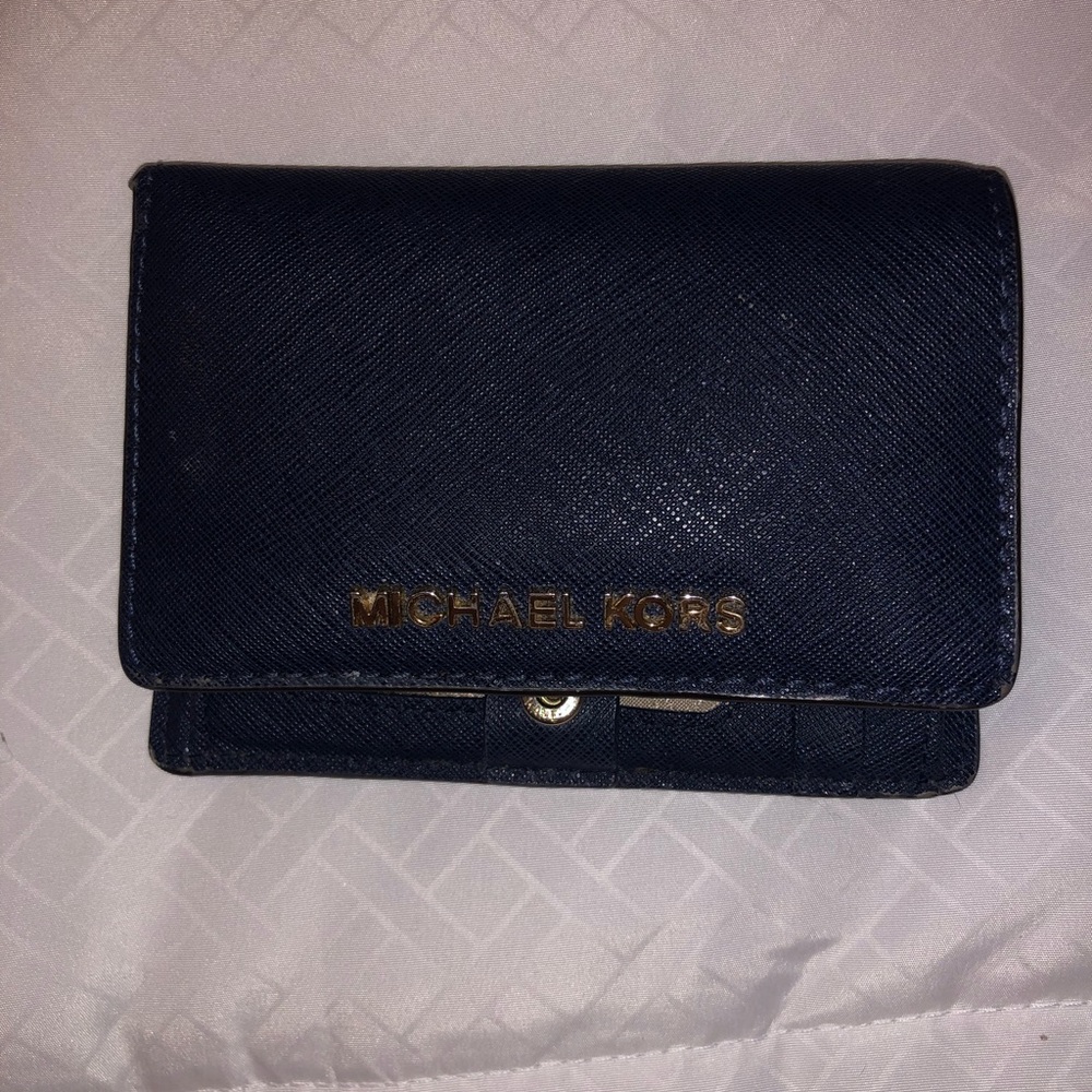 Michael Kors Wallet Navy